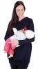 MijaCulture – 2 in 1 Maternity & Nursing breastfeeding warm Hoodie Top Pullover Mimi 7102A  Navy